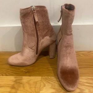 Steve Madden Velvet Ankle Boots